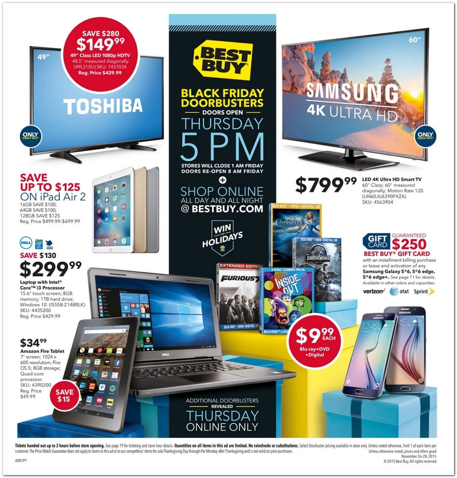 Best Buy Black Friday Ad 2015 - What To Buy On Black Friday Deals