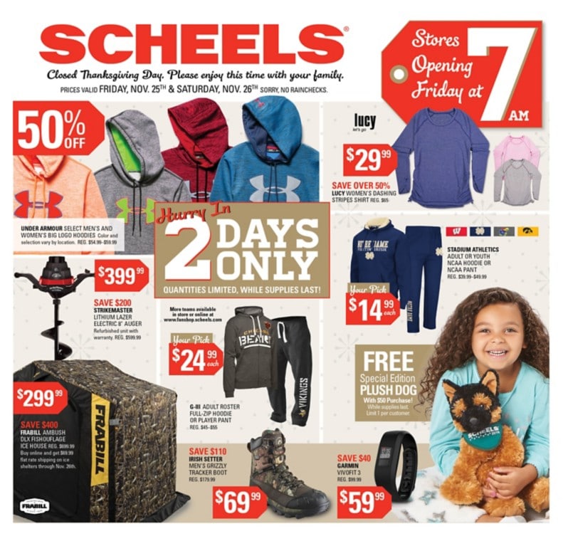 Scheels Black Friday Ad 2016