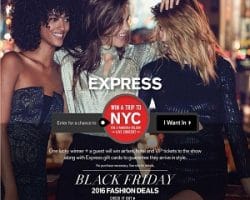 Express 2016 Black Friday Ad