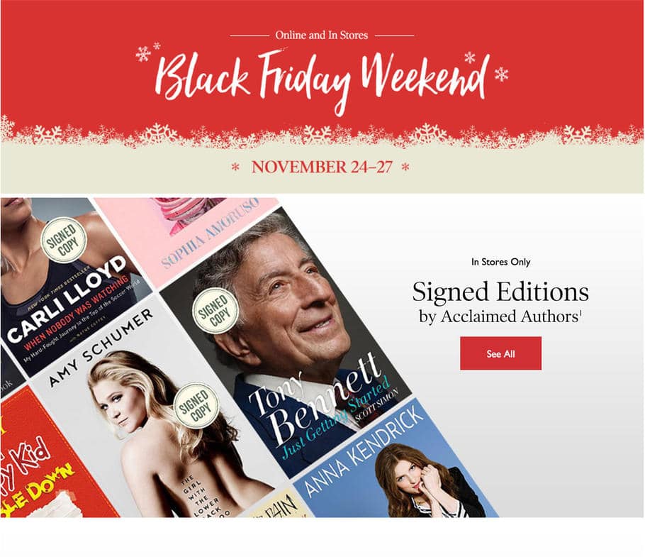 Barnes & Noble 2016 Black Friday Ad