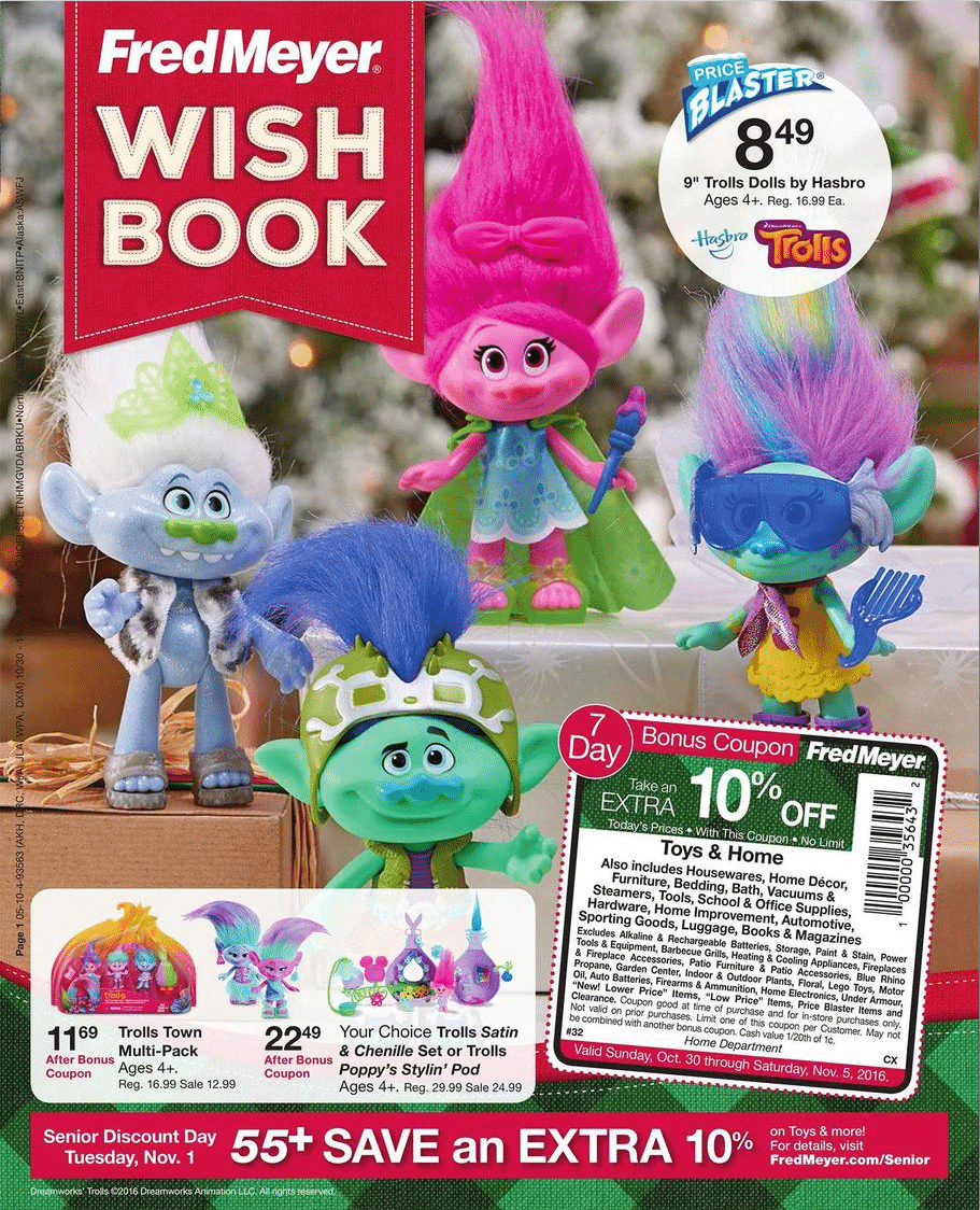 Fred Meyer Toy Book 2016
