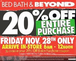 Bed Bath & Beyond 2015 Black Friday Ad