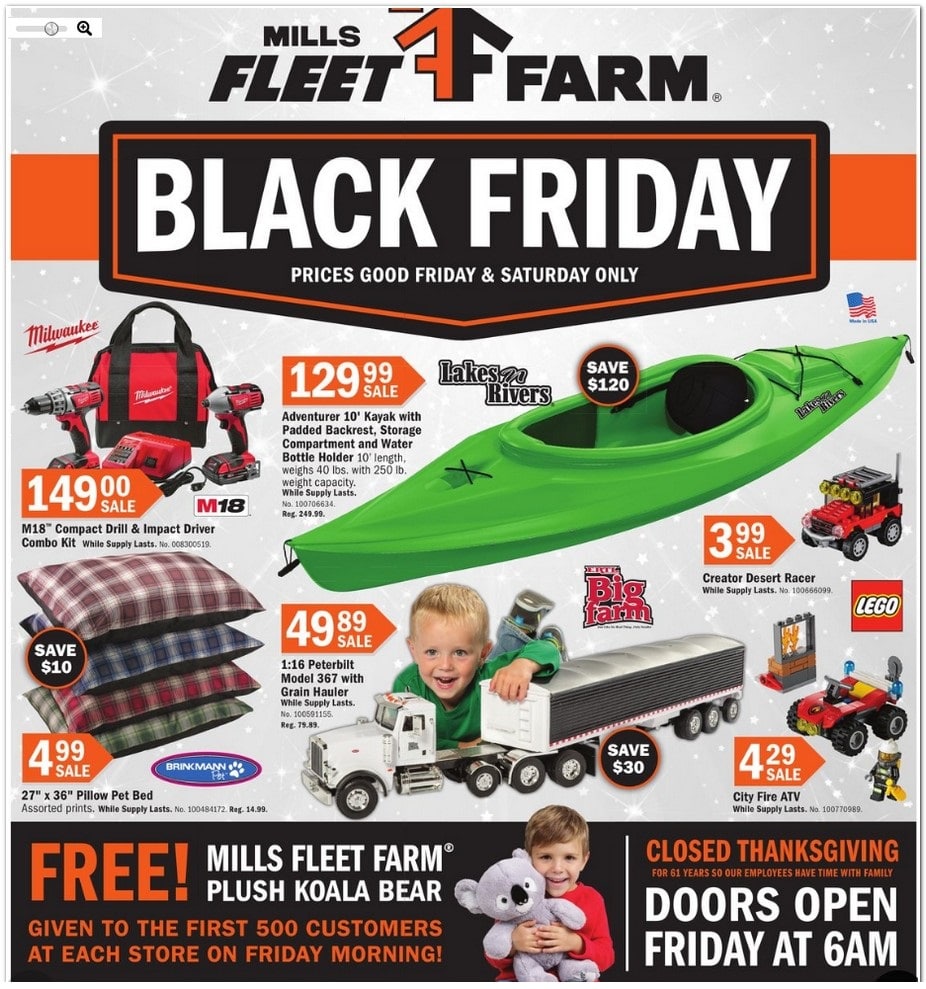 Mill's Fleet Farm Black Friday Ad 2016