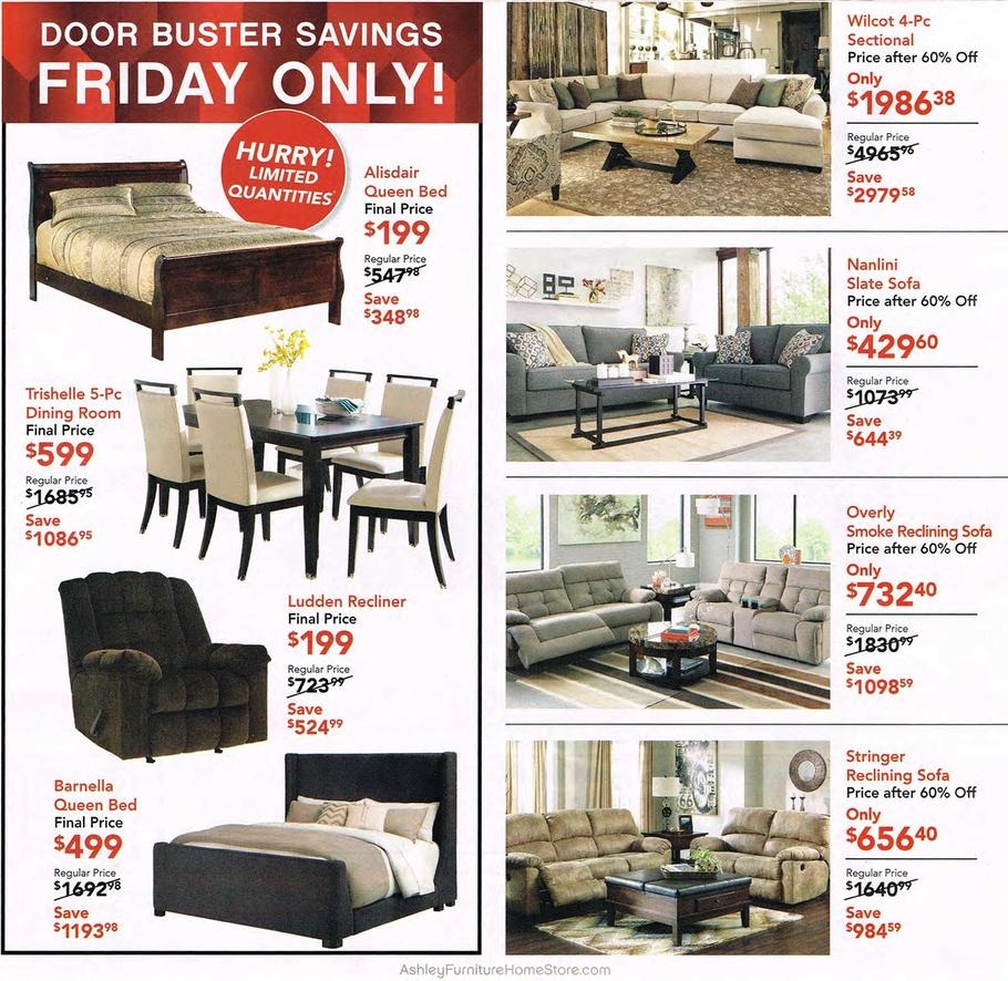 Ashley Furniture Black Friday Ad 2015