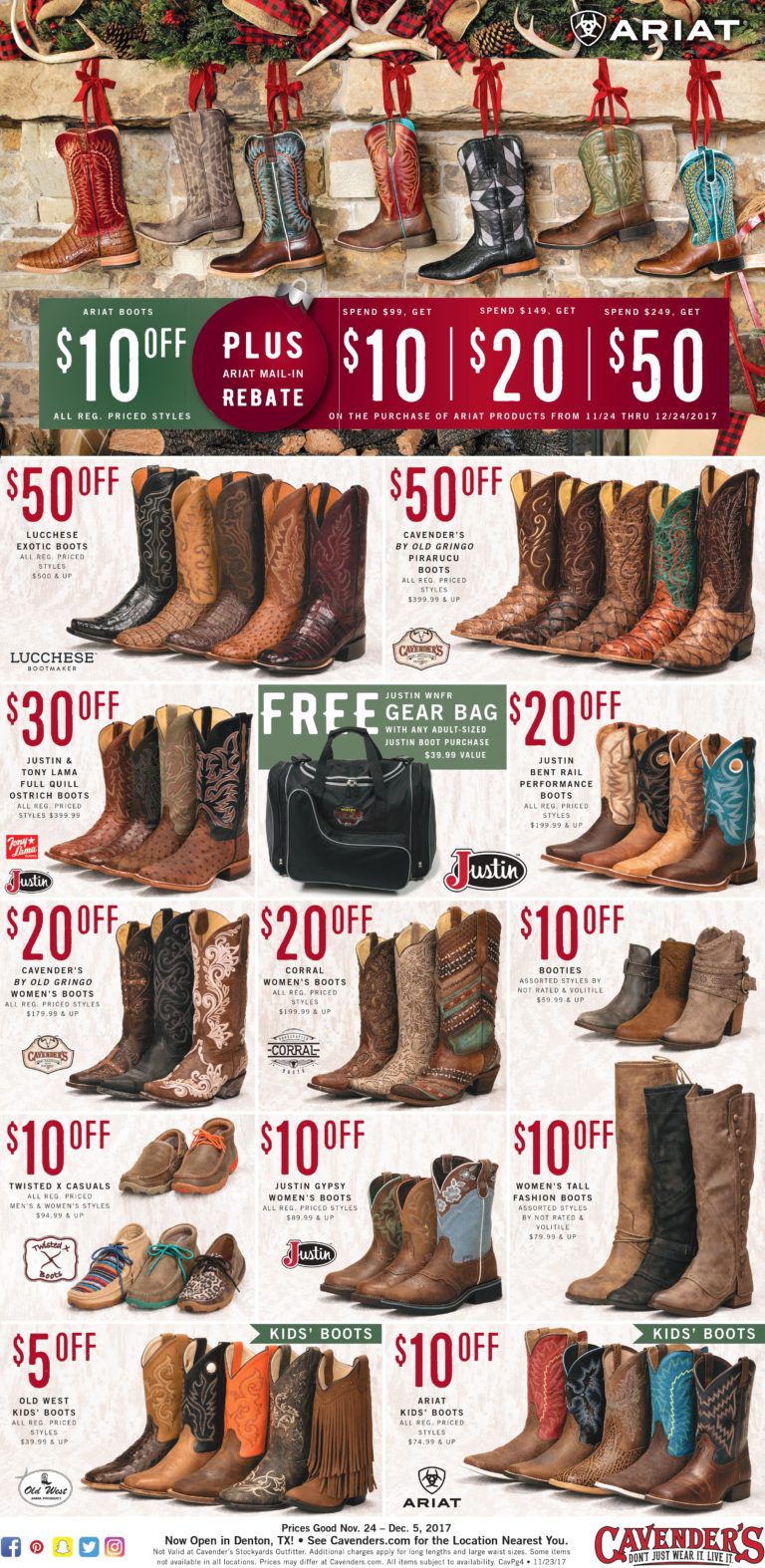 Cavender's Black Friday Ad 2017 - Does Lucchese Have Black Friday Deals