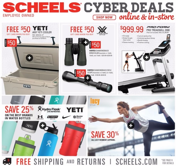 Scheels Cyber Monday Ad 2017 - Does Scheels Have Black Friday Deals