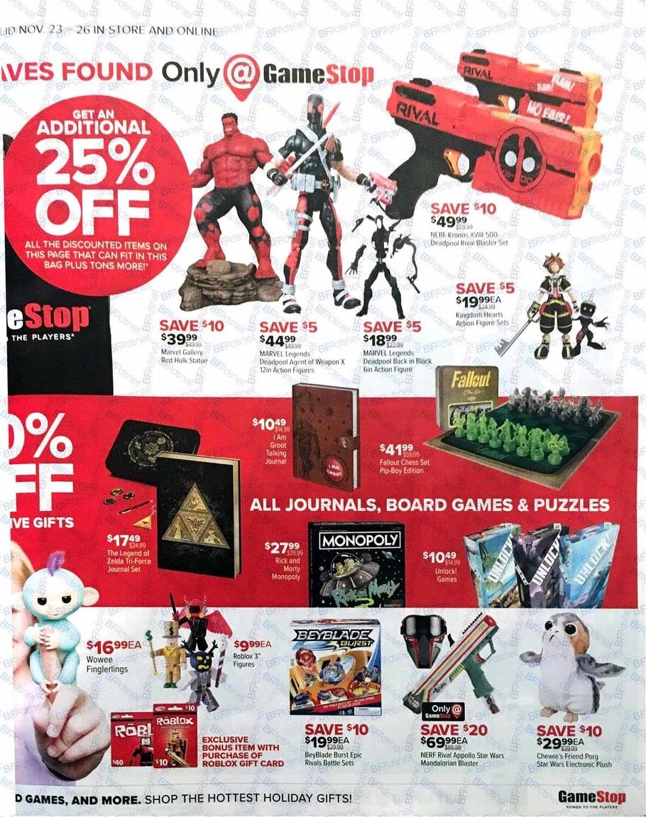 GameStop Black Friday Ad 2017 - What Sales Does Gamestop Have On Black Friday