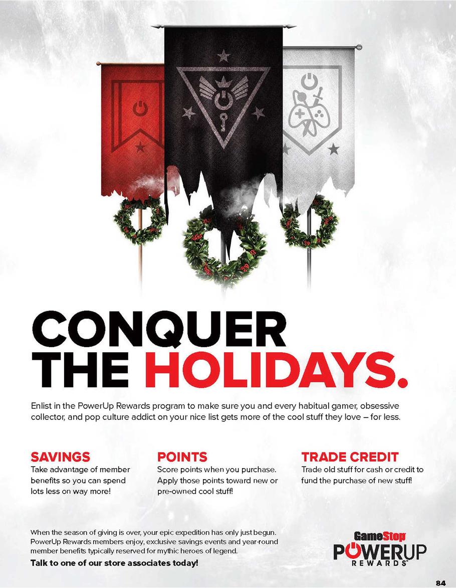 Gamestop Holiday Book Ad 2017