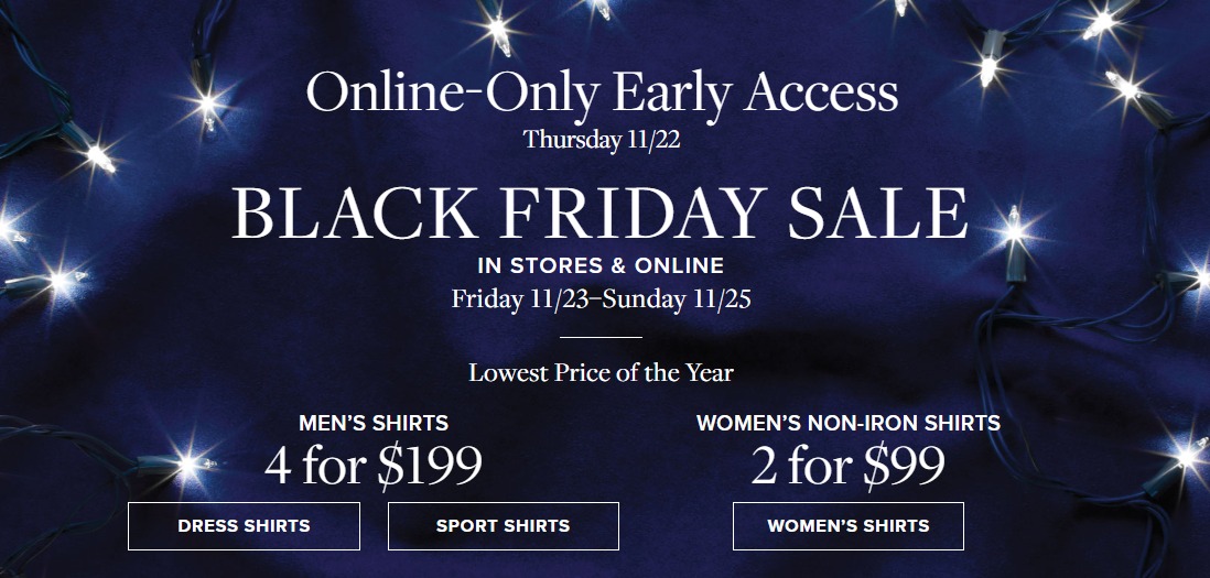 brooks brothers black friday deals