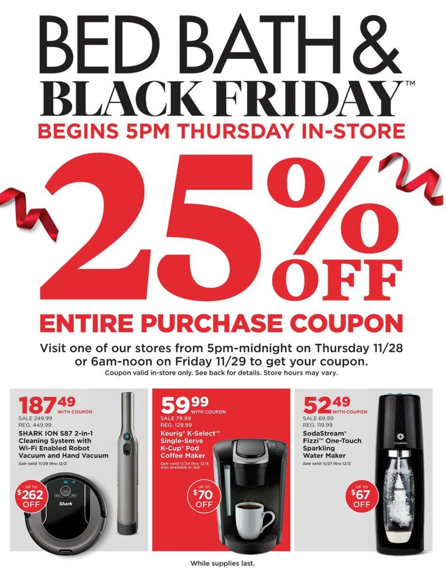 Bed Bath and Beyond Black Friday 2019