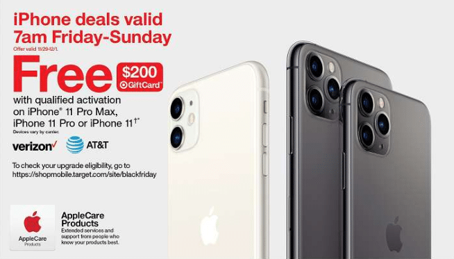 iPhone Black Friday 2019 Sale - iPhone 11, 11 Pro or XR Deals