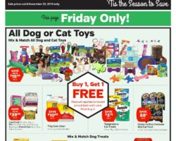 Pet Supplies Black Friday Sale Ad 2019