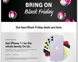 T-Mobile Black Friday Ad Sale 2019