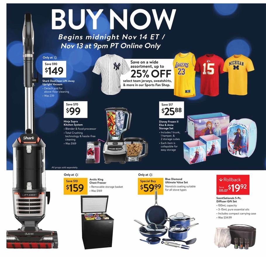 Walmart &quot;Buy Now&quot; Early Black Friday Deals Ad 2019