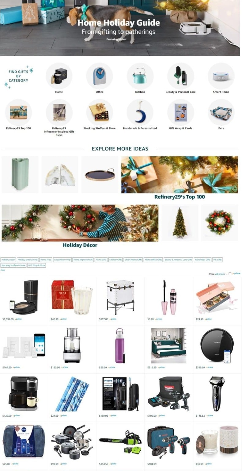 Amazon Home Holiday Guide 2019