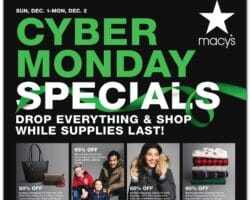 Macy's Cyber Monday Ad 2019