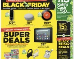 Kohl's Black Friday Sales Ad 2020