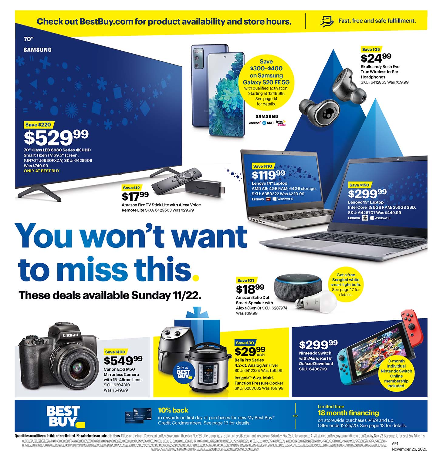 Best Buy Black Friday Ad 2020 - Where To Find Black Friday Deals Electronic