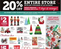 Christmas Tree Shops Black Friday Ad 2020