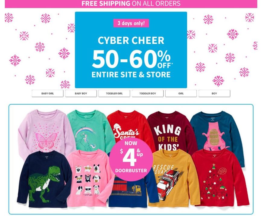 Carter's Cyber Monday Sale 2020