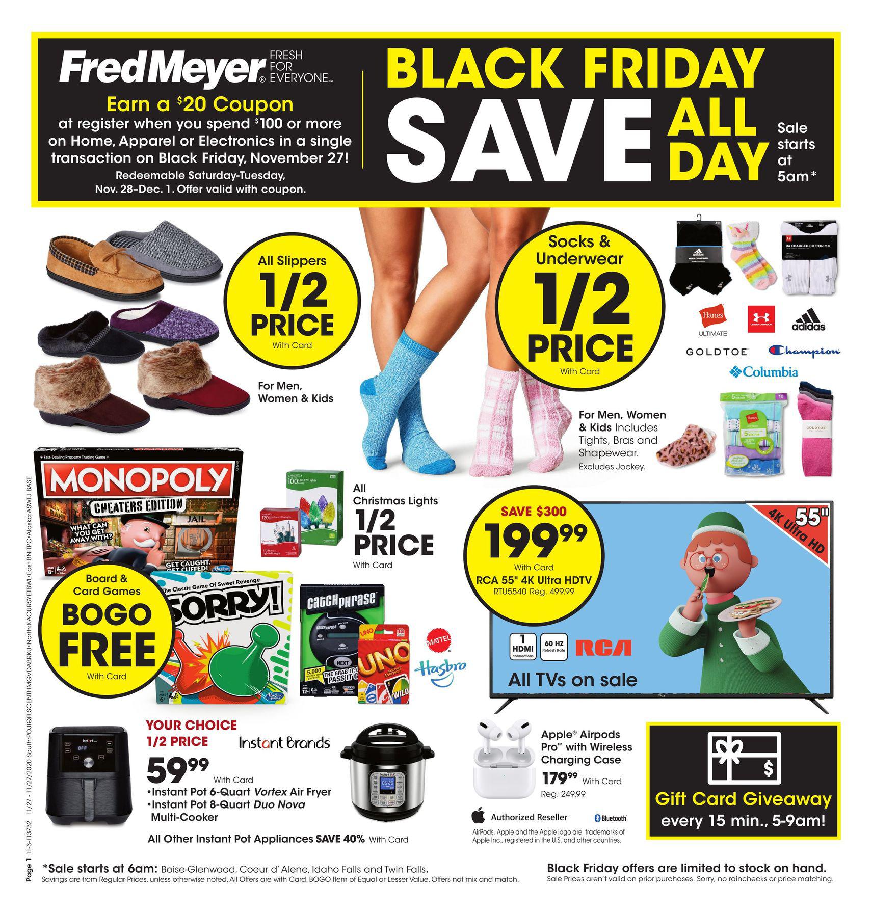 Fred Meyer Black Friday Ad 2020