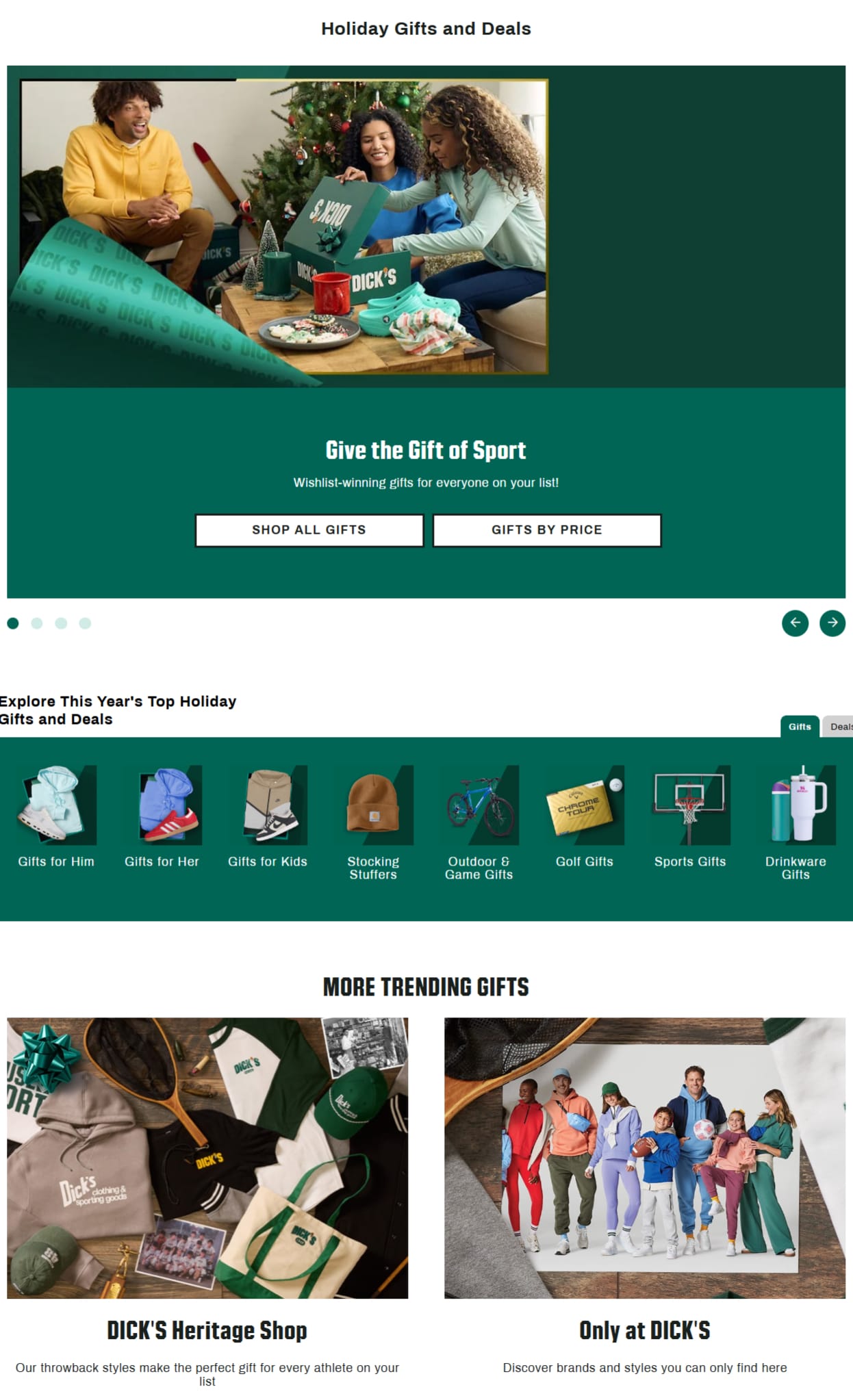 Dick's Sporting Goods Holiday Gift Guide 2024
