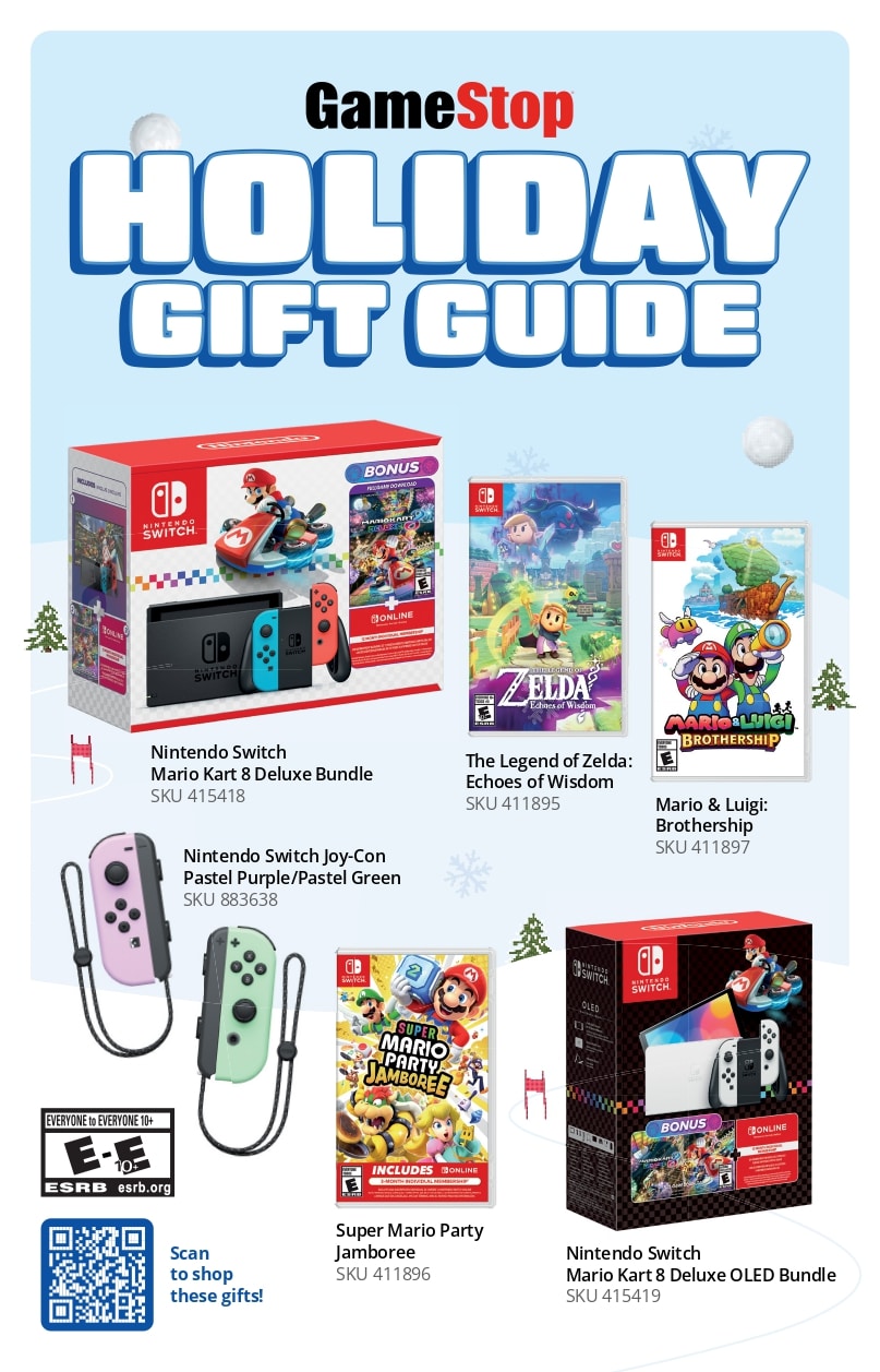GameStop Holiday Gift Guide 2024