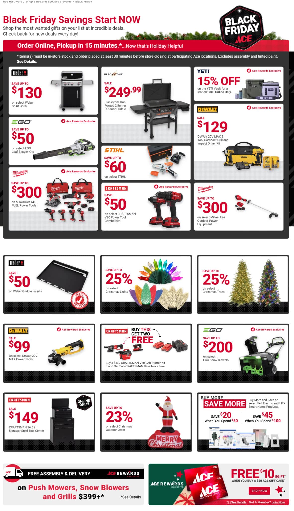 Ace Hardware Early Black Friday Deals 2024