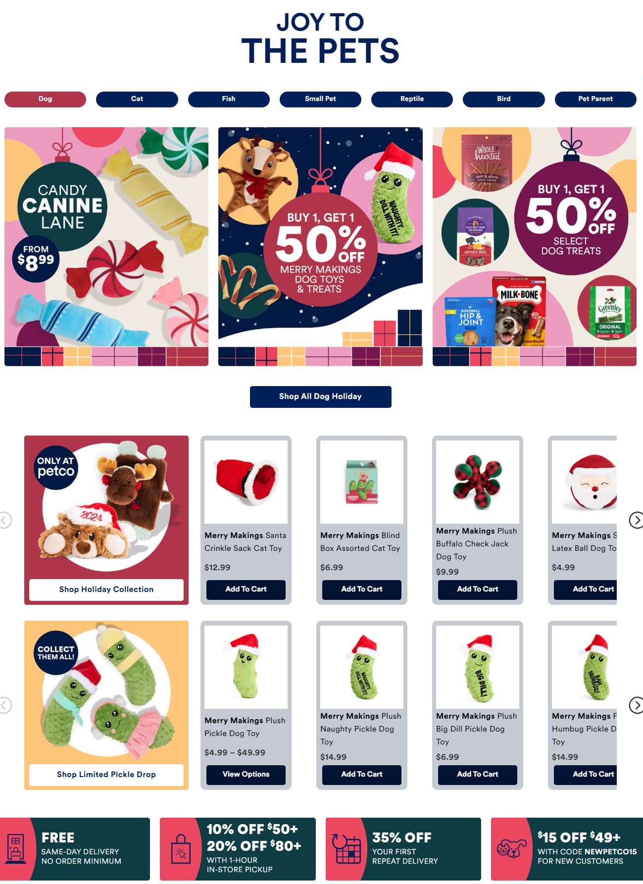 Petco Holiday Shop 2024