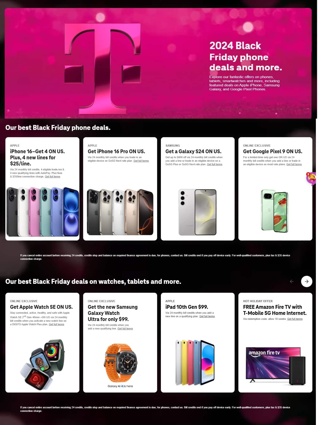 T-Mobile Black Friday Sale 2024