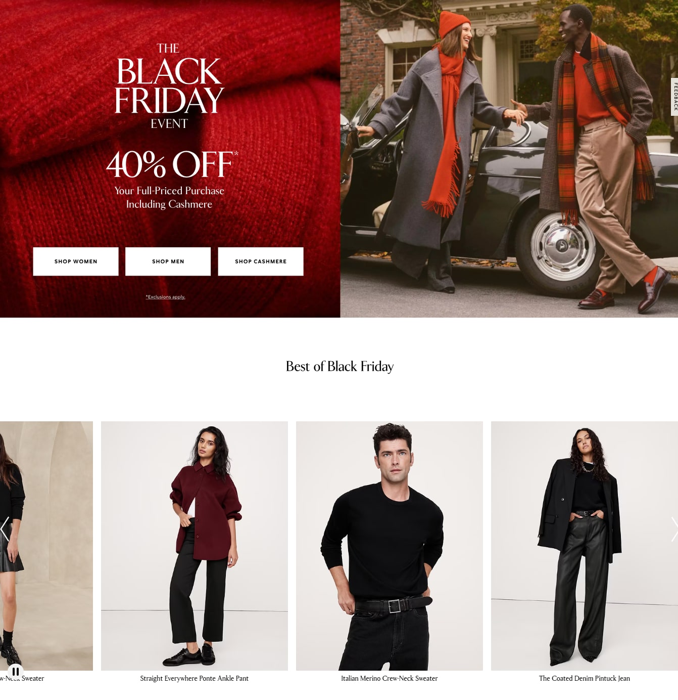 Banana Republic Black Friday Ad 2024