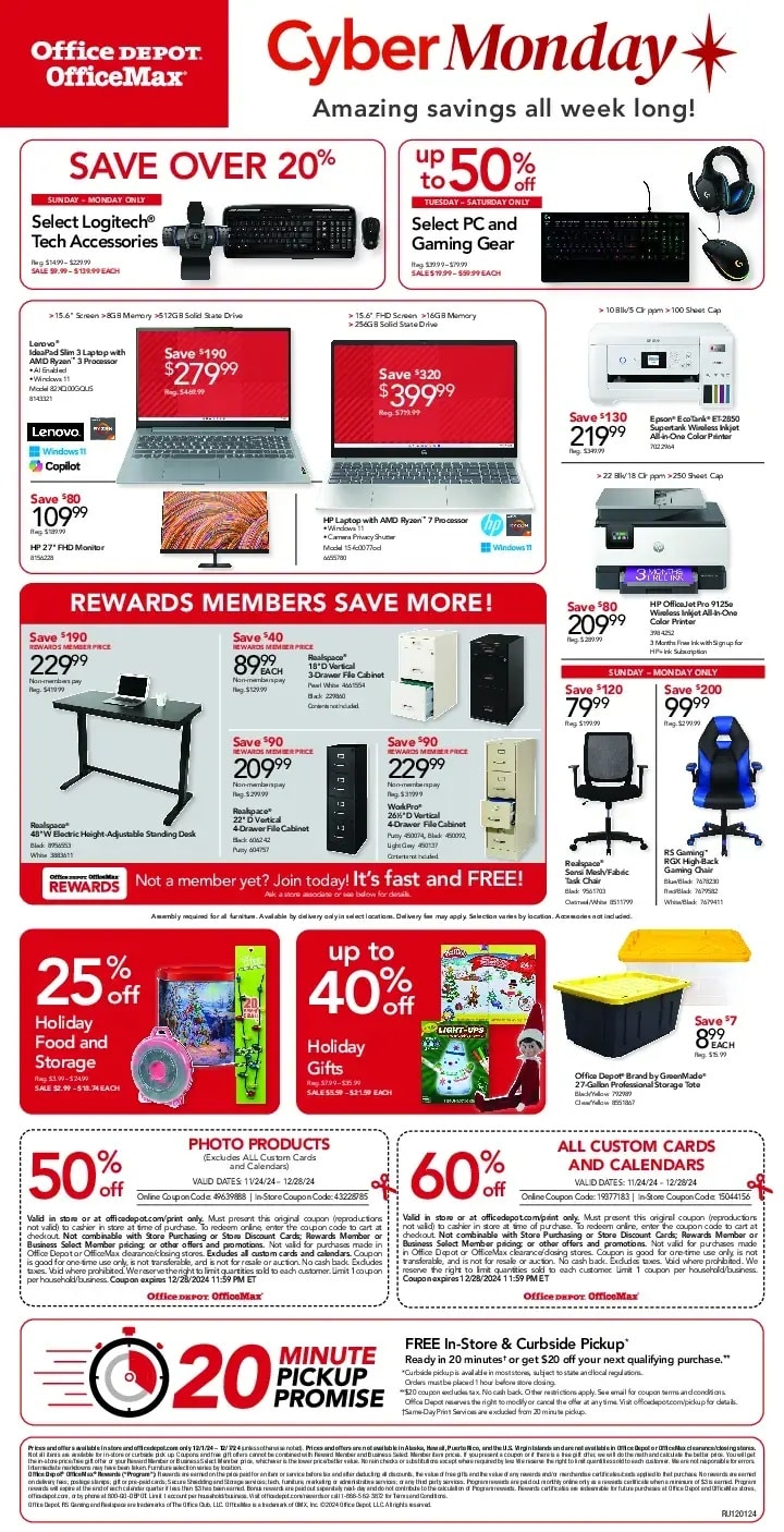Office Depot Cyber Monday Deals 2024