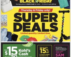 Kohl's Black Friday Super Deals 2021