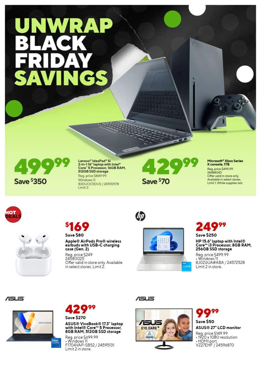 Staples Early Black Friday Ad Sale 2024