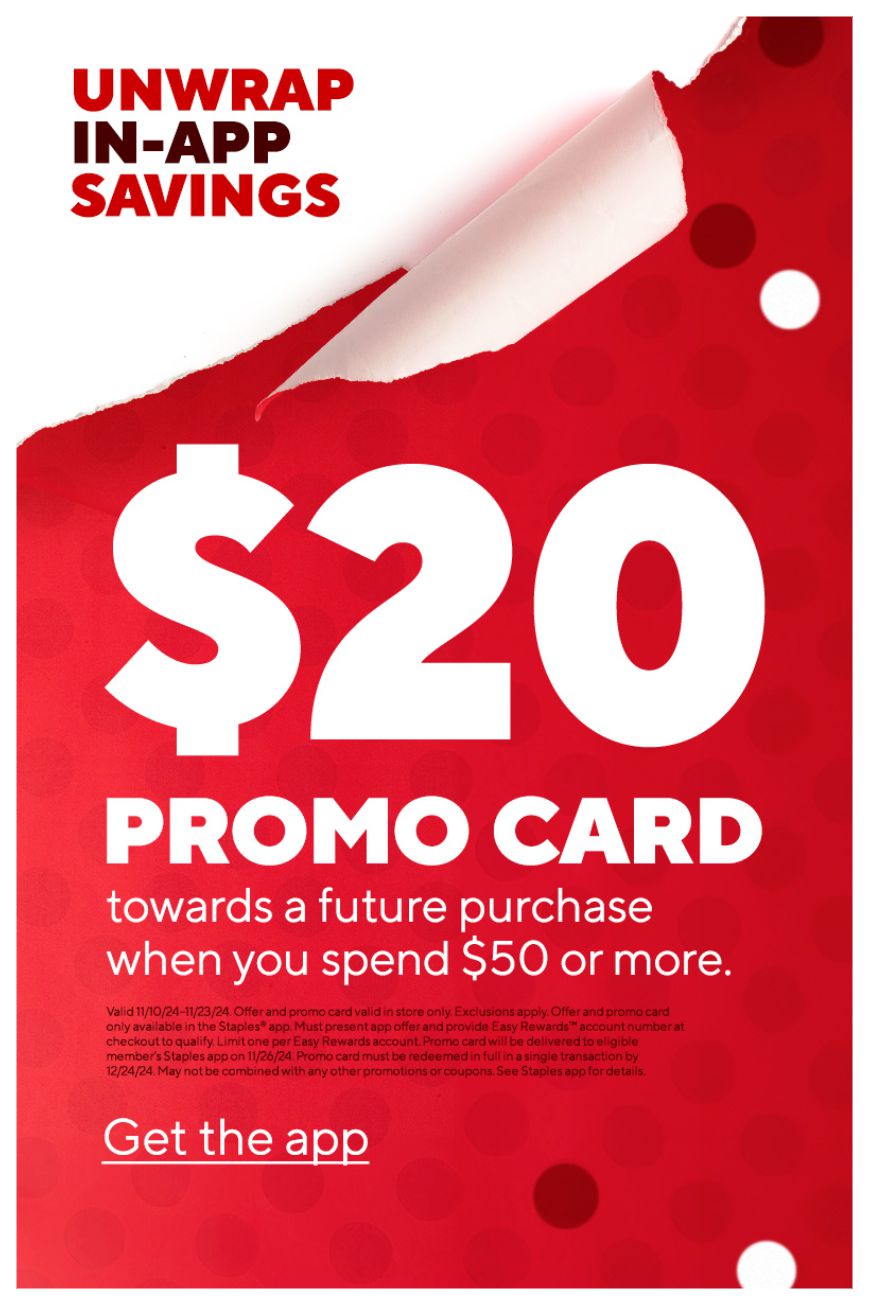 Staples Early Black Friday Ad Sale 2024