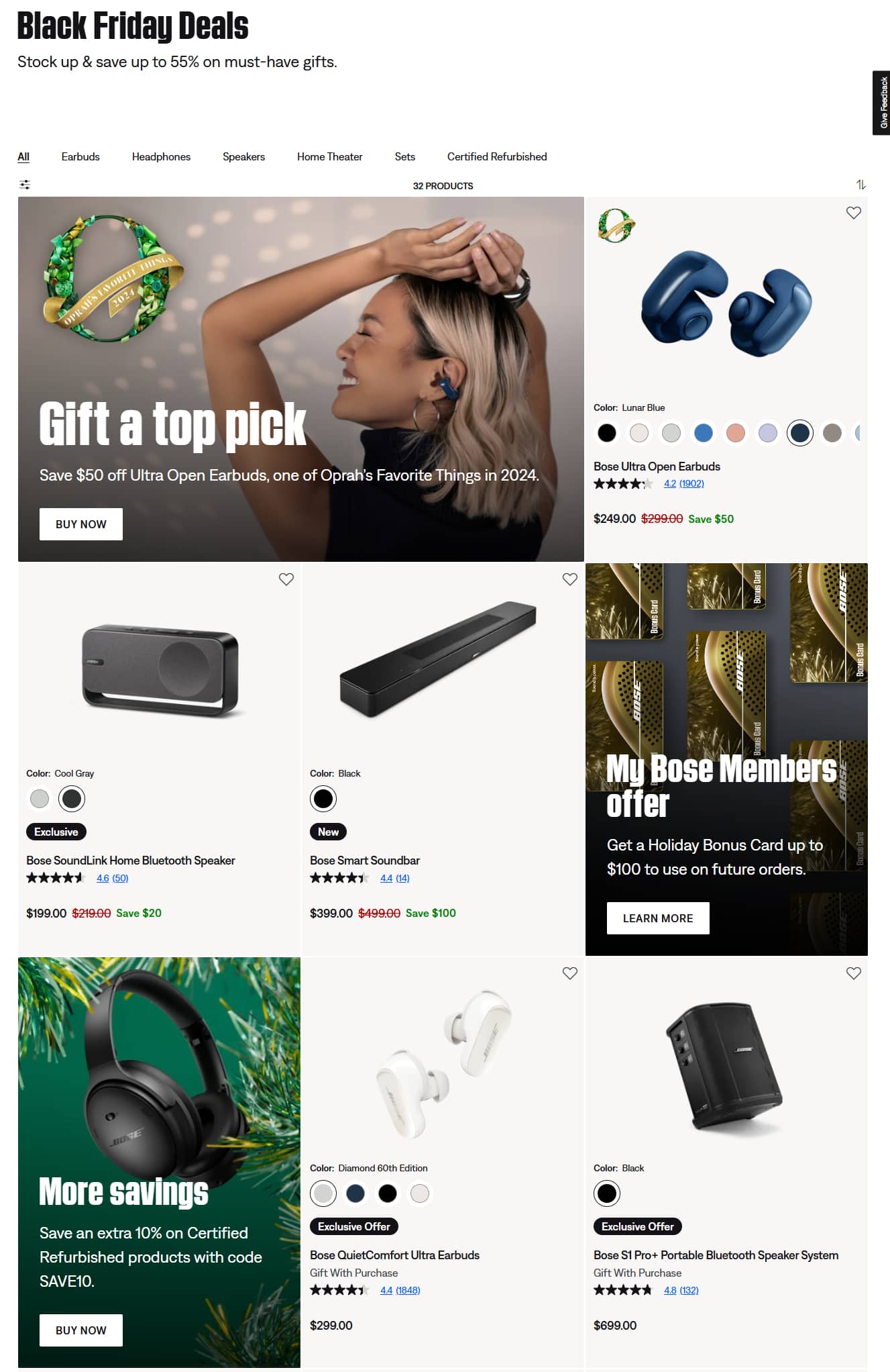 Bose Black Friday Deals 2024