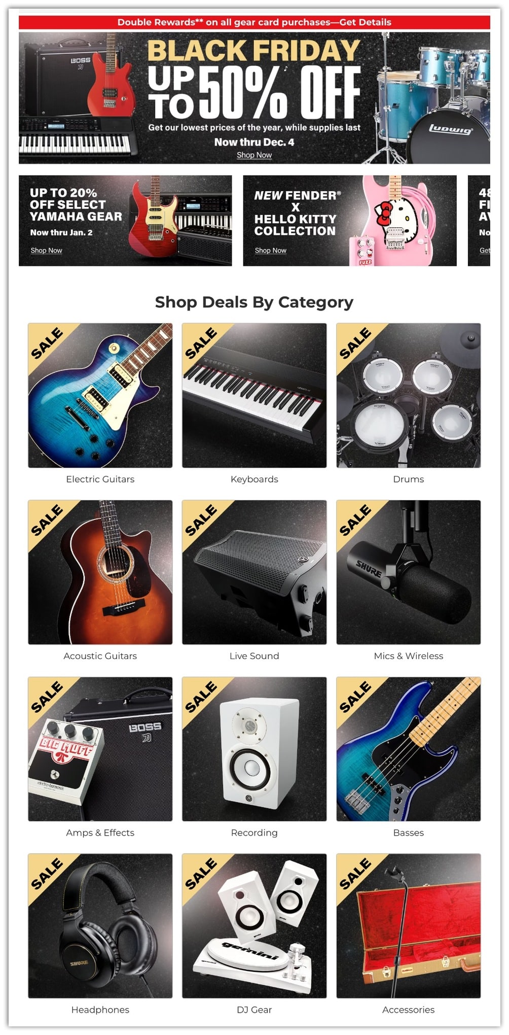 Guitar Center Black Friday 2024 Deals