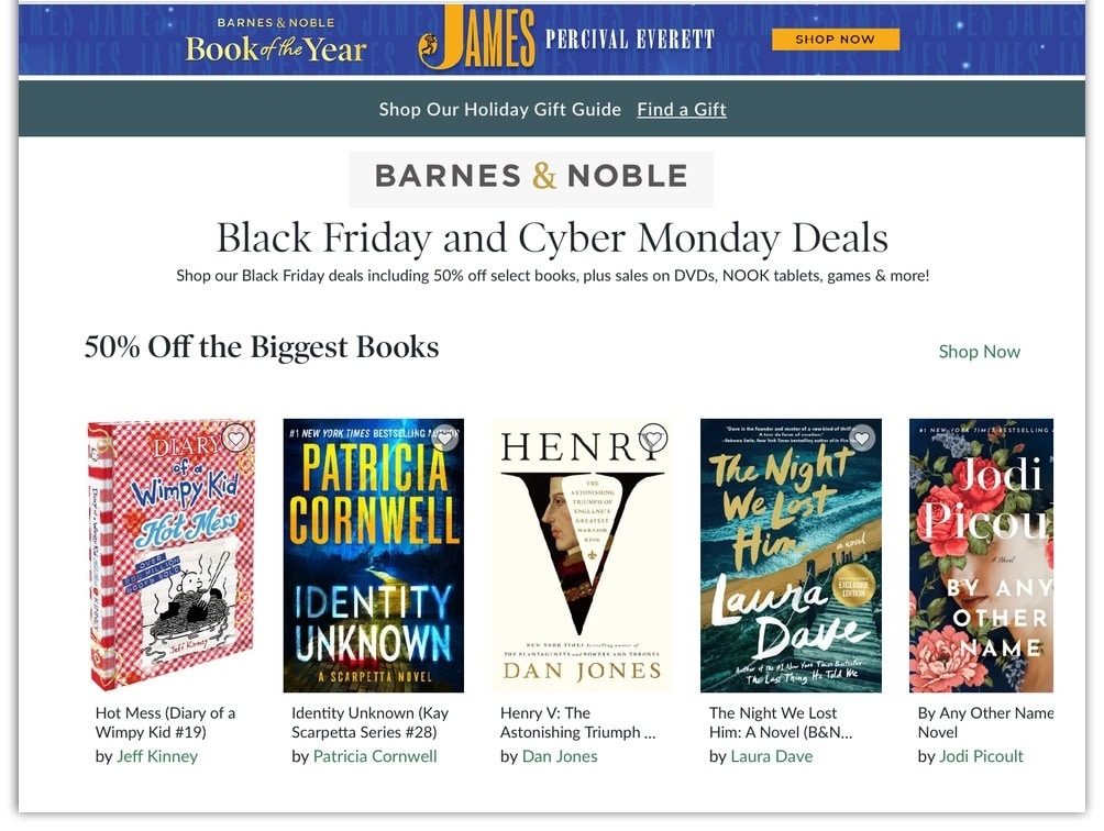 Barnes and Noble Black Friday Deals 2024