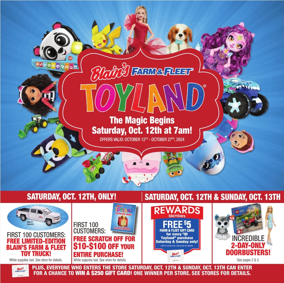 Blain's Farm & Fleet Toyland Catalog 2024