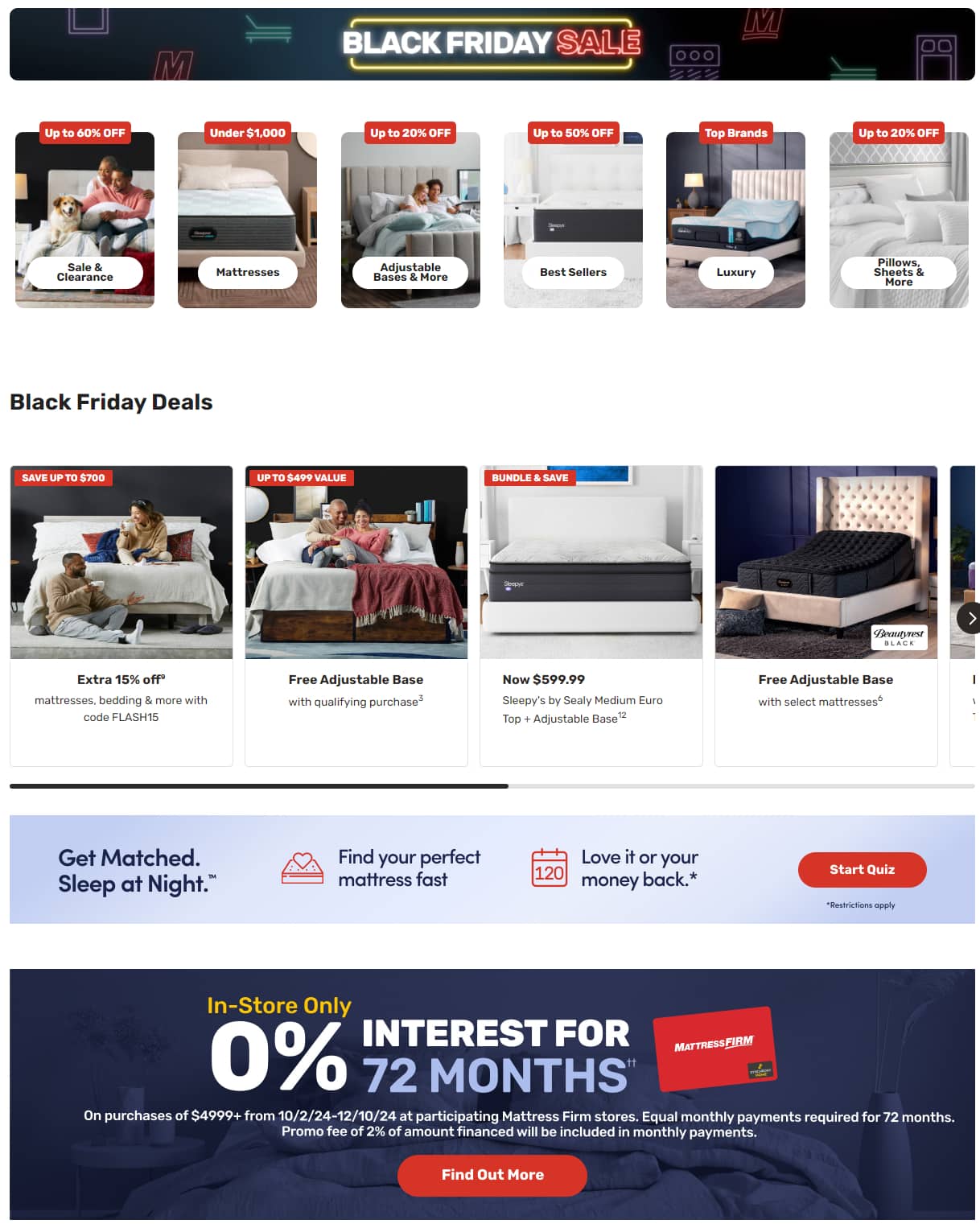 Mattress Firm Black Friday 2024 Sale