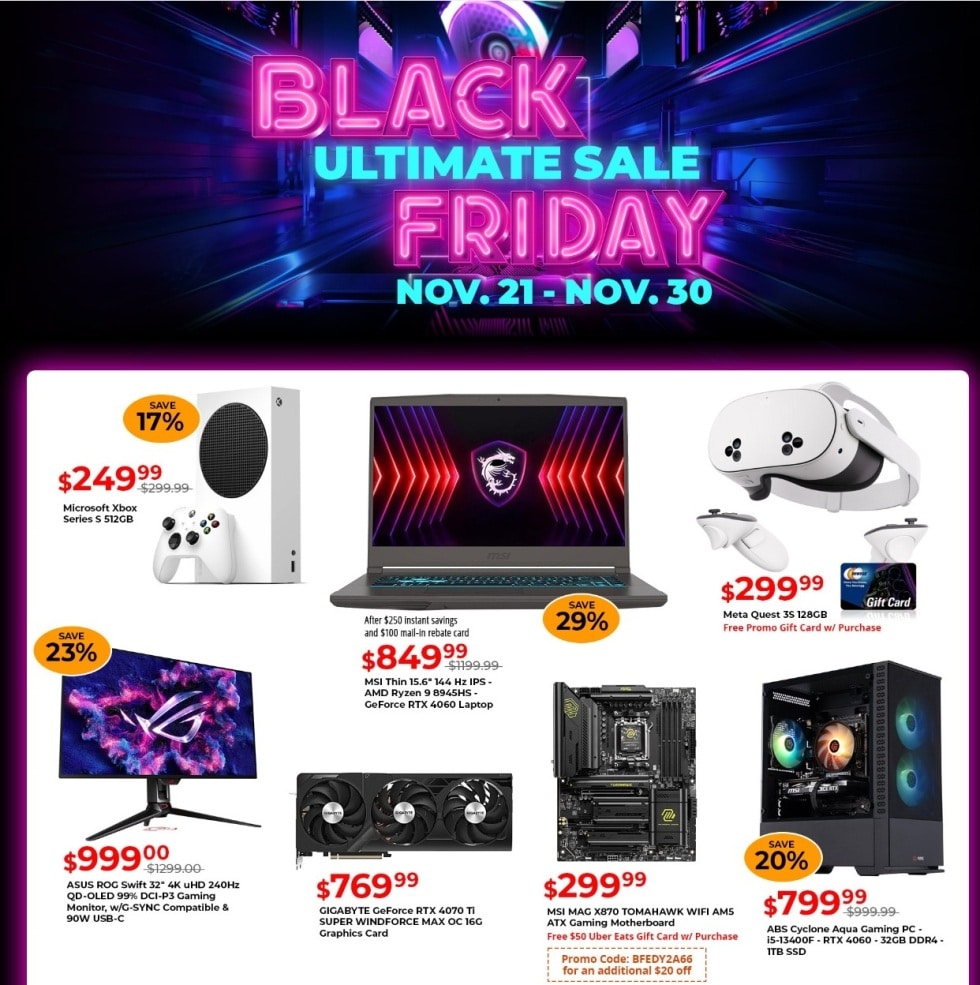 Newegg Black Friday 2024 Deals