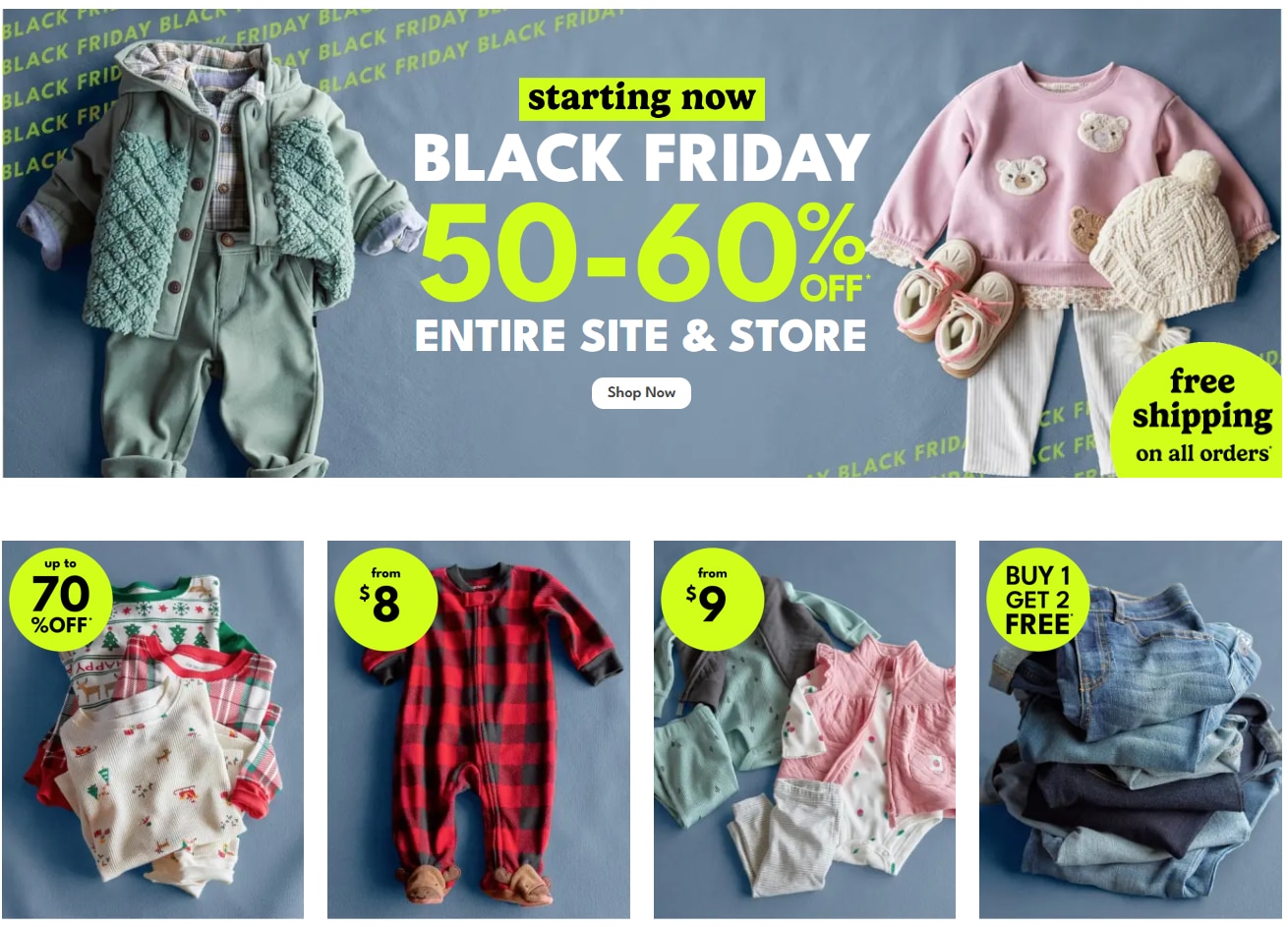 Carter's Black Friday 2024 Sale