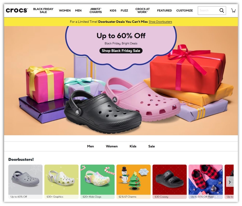 Crocs Black Friday Sale 2024