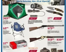 Sportsman's Warehouse Cyber Week Deals 2023