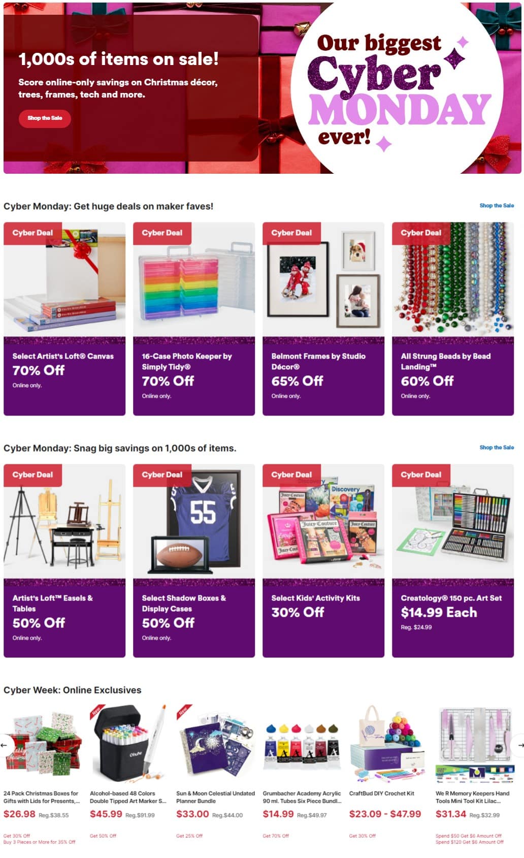 Michaels Cyber Monday Deals 2023
