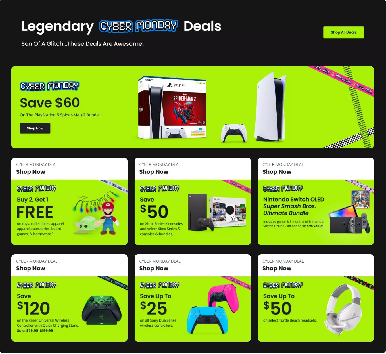 GameStop Cyber Monday Deals 2023