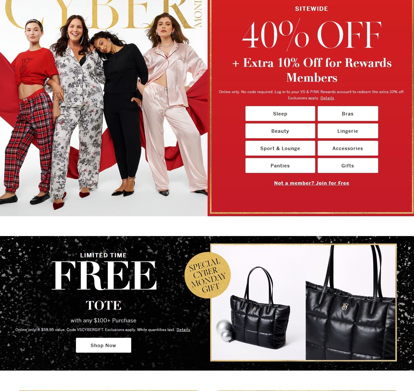 Victoria's Secret Cyber Monday Sale 2023