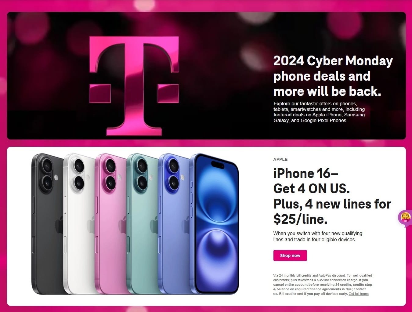 T-Mobile Cyber Monday Deals 2024