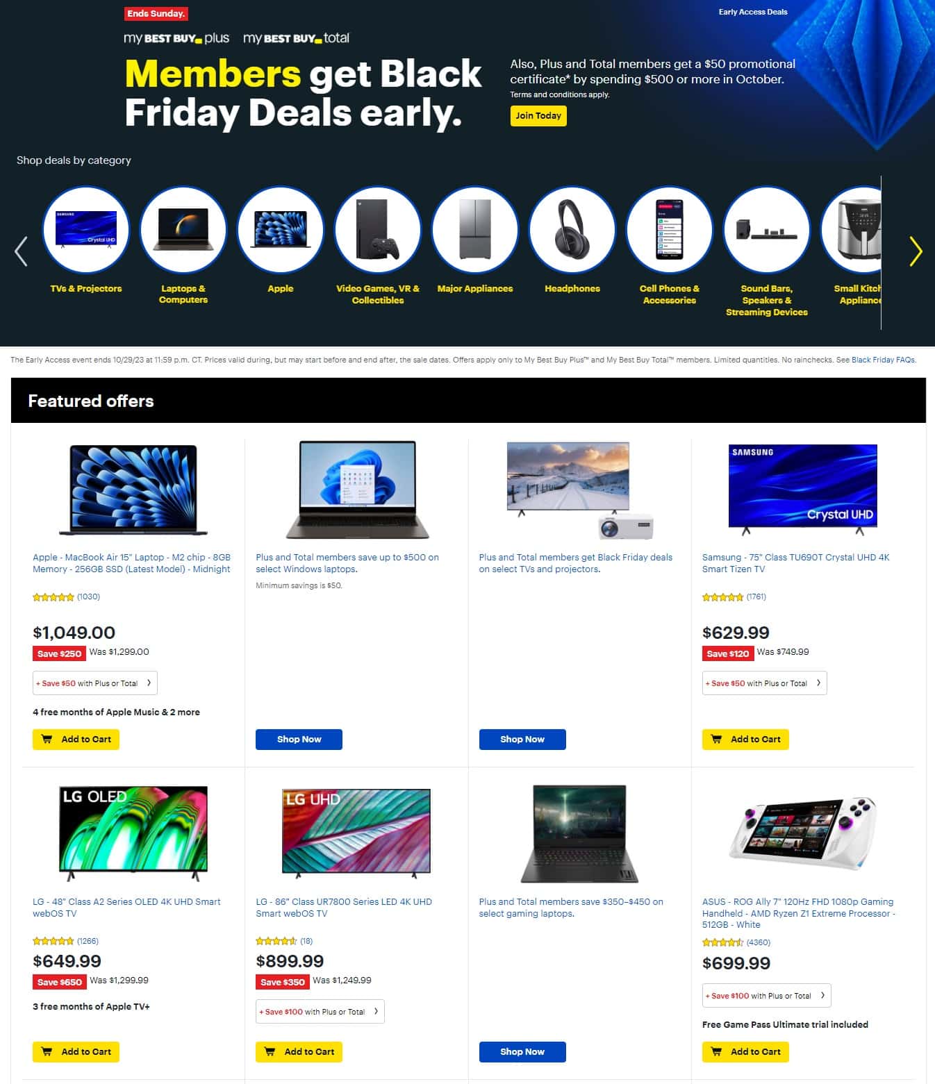 Best Buy Early Access Black Friday Deals 2023