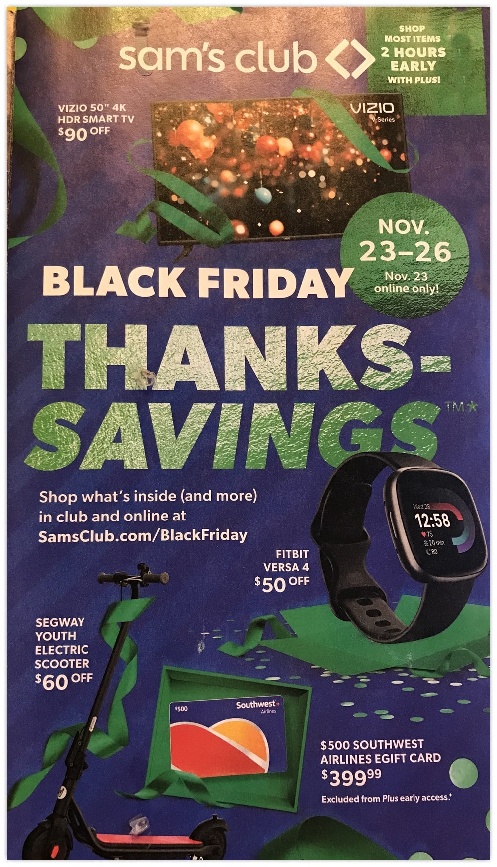 Sam’s Club Black Friday 2023 Ad Sale